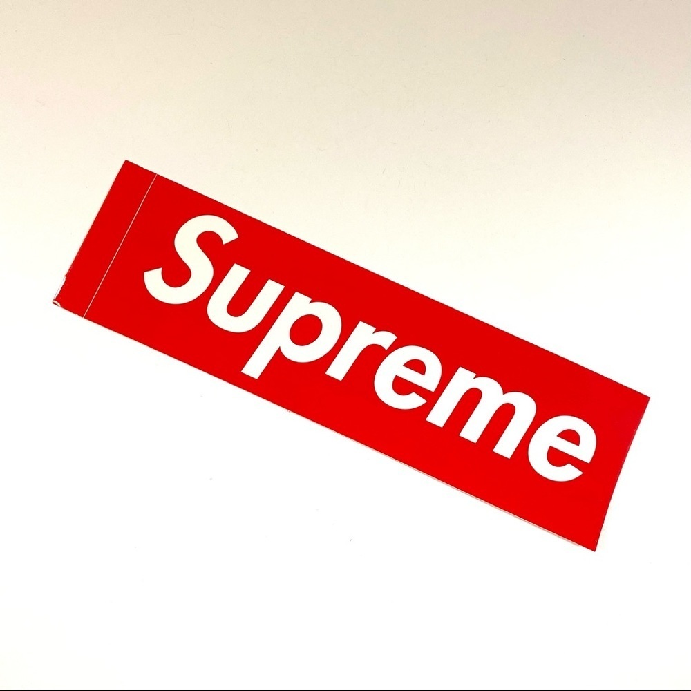Supreme Box Logo Red Authentic Sticker New